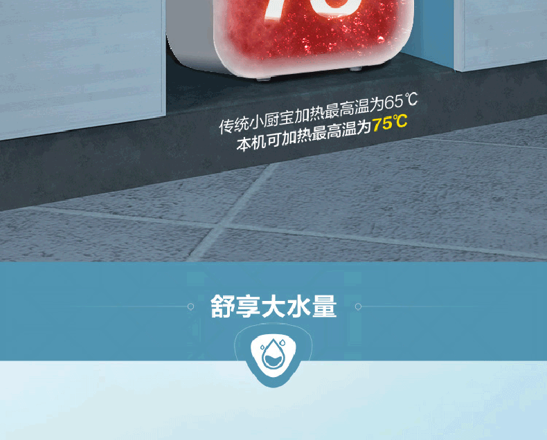海尔（Haier）小厨宝电热水器5/6.6/7/10L升厨宝热水宝家用上出水厨房热水器速热储水式厨宝EC5FP 厨宝5升