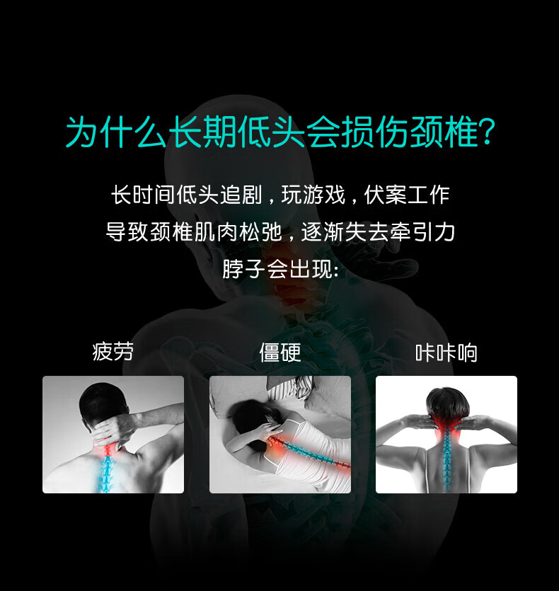 SKG颈椎按摩器颈部按摩仪脖子肩颈护颈仪颈椎按摩仪 语音定制 七夕情人节礼物 全新K5(原野绿)