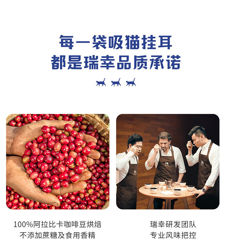 瑞幸咖啡（luckincoffee）吸猫系列挂耳咖啡 10g*6包RX0003
