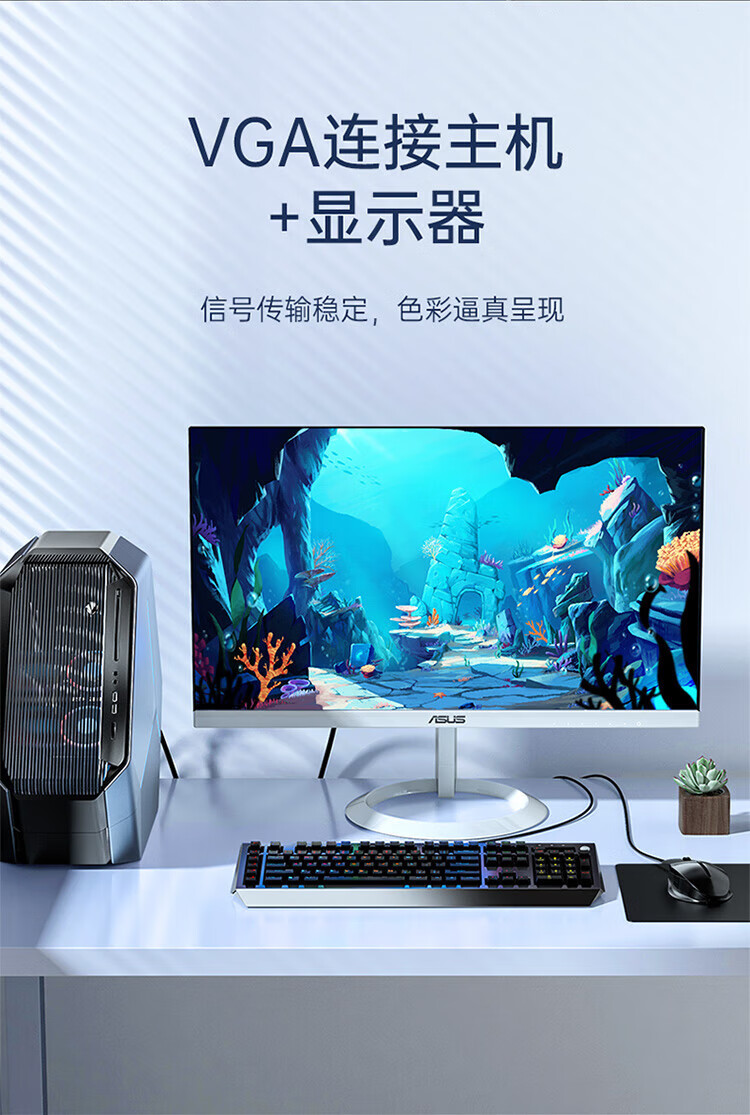 SAMZHE 山泽VGA线高清双磁环vga3+9线芯针/针工程镀金版显示器视频线数据信号线1.5米VM-9015