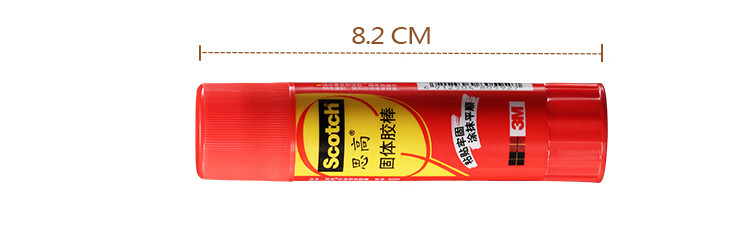 3M 思高胶棒 PVA固体胶棒 粘贴牢固快干耐用 办公用品 8g/支 24支装 5008B