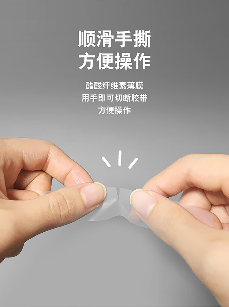 3M 思高隐形胶带 磨砂透明神奇错题胶带 无痕隐形 办公用品 19mm*33m 12卷装 810-QC33