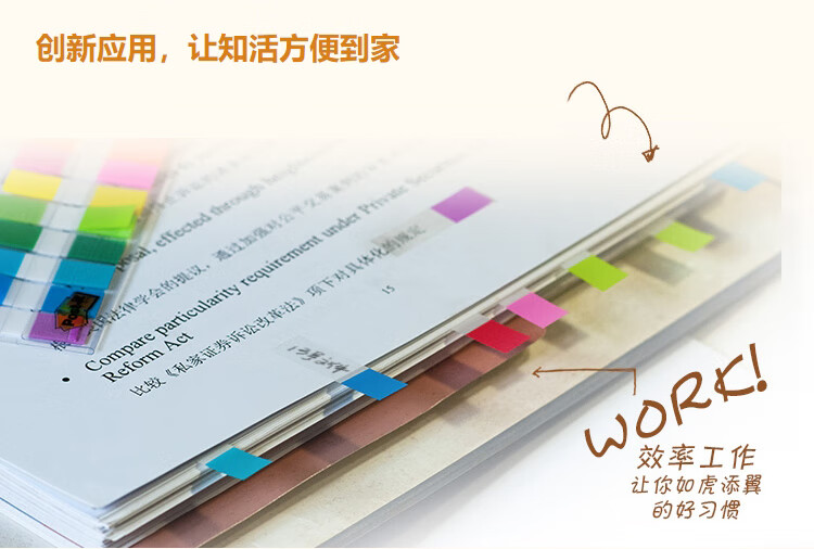 3M 抽取式标签 报事贴/便条纸/便签纸/指示标签 办公用品 6包装 680-2pk-2