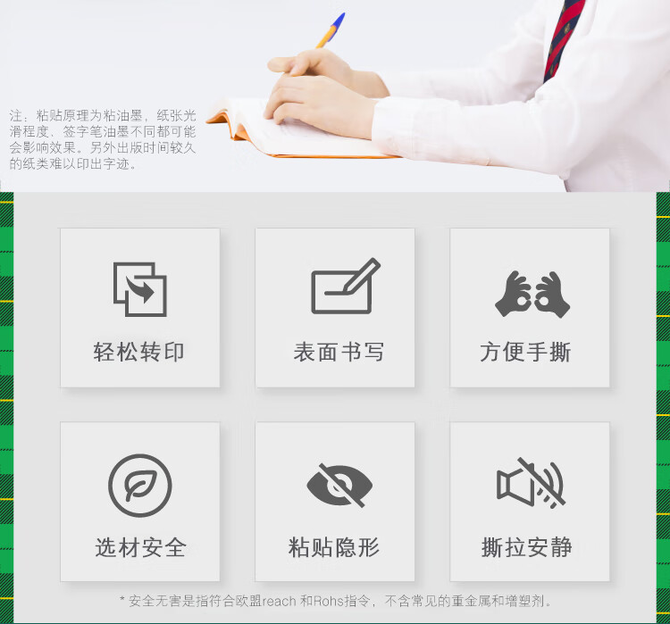 3M 思高隐形胶带 磨砂透明神奇错题胶带 无痕隐形 办公用品 19mm*10m 12卷装 810-QH10