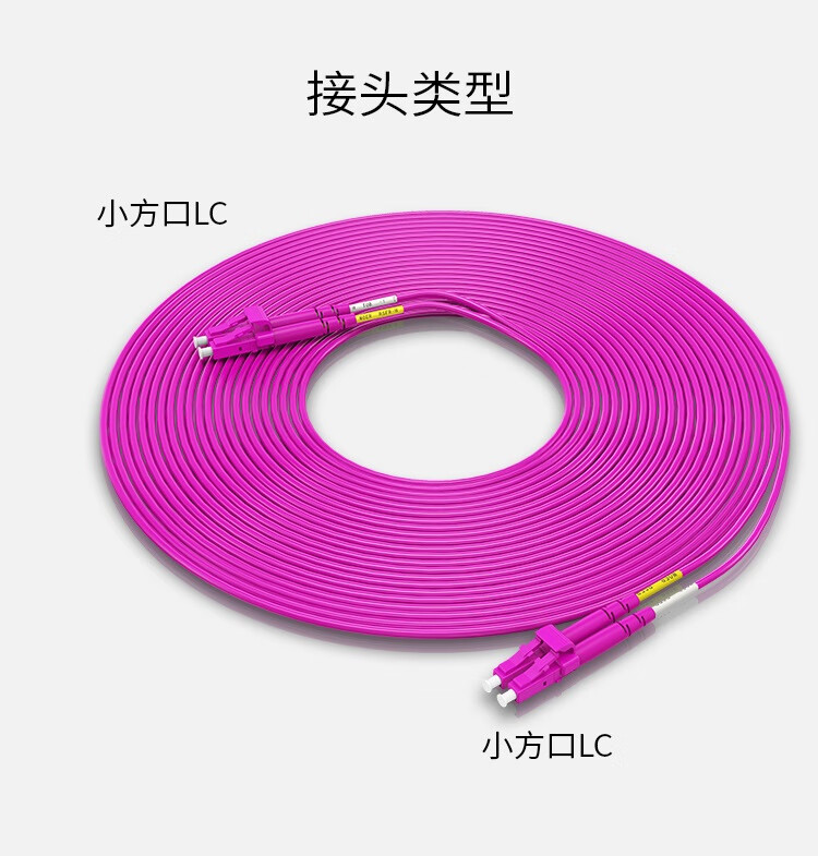 胜为（shengwei）工程电信级万兆光纤跳线 LC-LC网线多模双芯OM4 网络收发器尾纤光纤连接线 3米 FLLO-2030