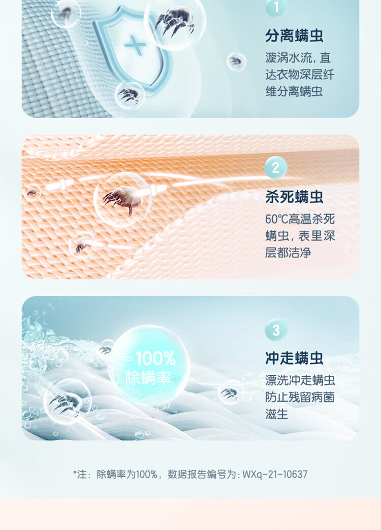 美的（Midea）壁挂洗衣机 315W 3公斤 迷你滚筒洗衣机全自动 儿童洗衣机 婴儿洗衣机小型 MG30V315W