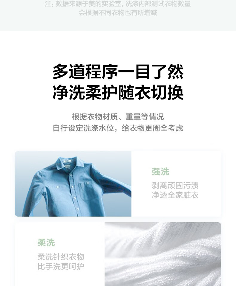 美的（Midea）波轮洗衣机全自动 10公斤kg大容量除螨洗甩干脱水宿舍租房 MB100KQ5