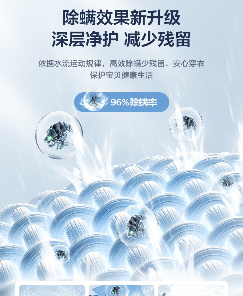 美的（Midea）波轮洗衣机全自动 10公斤kg大容量除螨洗甩干脱水宿舍租房 MB100KQ5