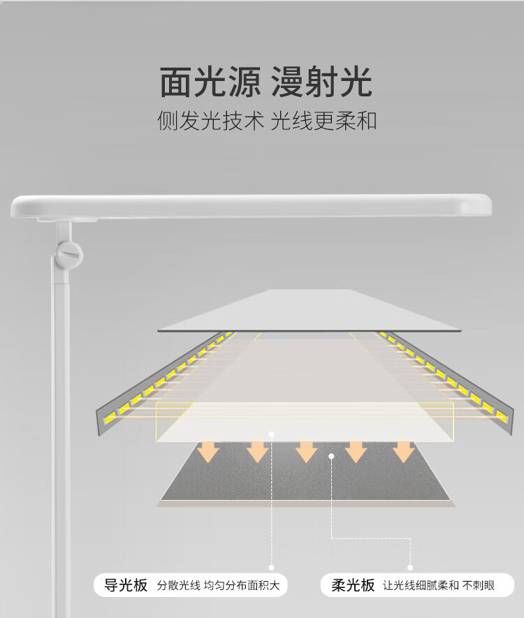 好视力 LED学习台灯 阅读充电台灯 TG556-BU