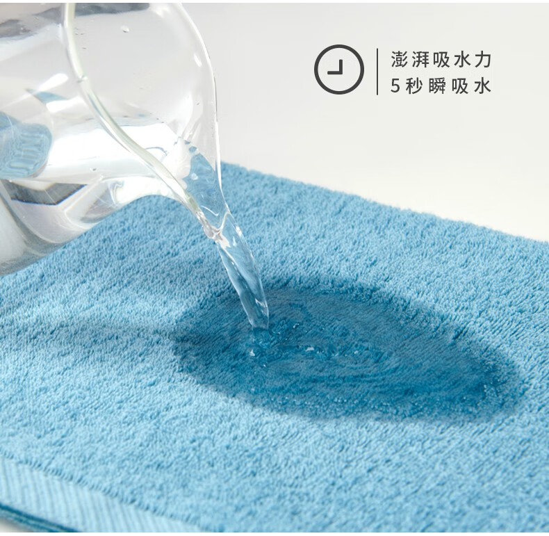 孚日家纺（SUNVIM）益净智护礼盒系列 85g毛巾单条装 34*70cm 颜色随机 SUN22602-A