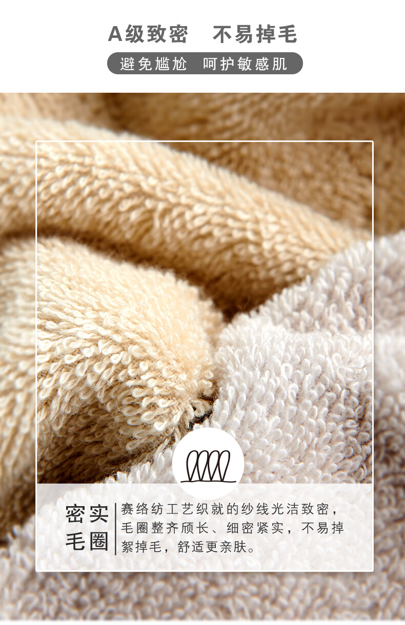孚日家纺（SUNVIM）心悦旅程礼盒系列 85g毛巾双条装 34*70cm 颜色随机 SUN22601-B