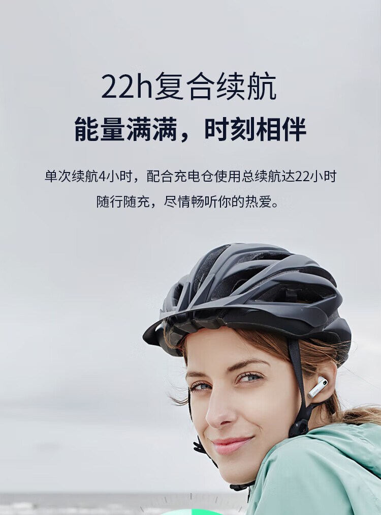 漫步者 (EDIFIER) LolliPods mini 真无线蓝牙耳机 半入式耳机 音乐 蓝牙耳机 苹果安卓 白色 EDF280014