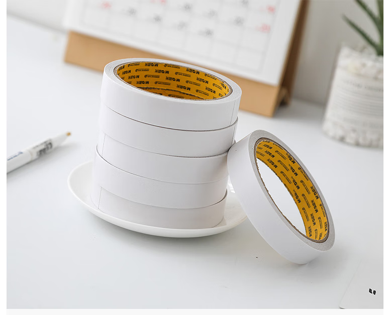 晨光(M&G)双面棉纸胶带18mm*10y 学生办公通用双面胶带 16卷/筒 AJD95746