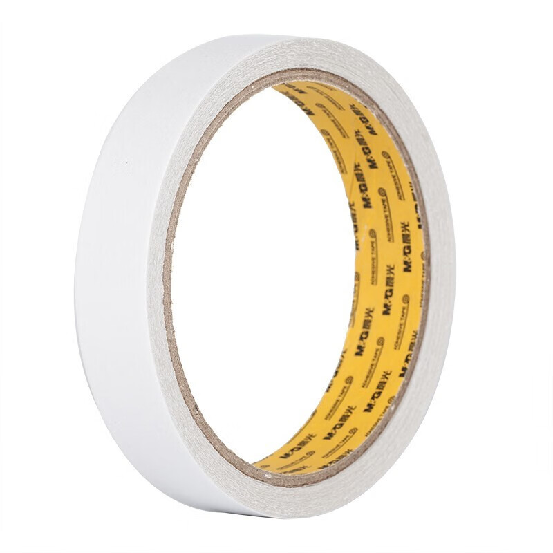 晨光(M&G)双面棉纸胶带18mm*10y 学生办公通用双面胶带 16卷/筒 AJD95746