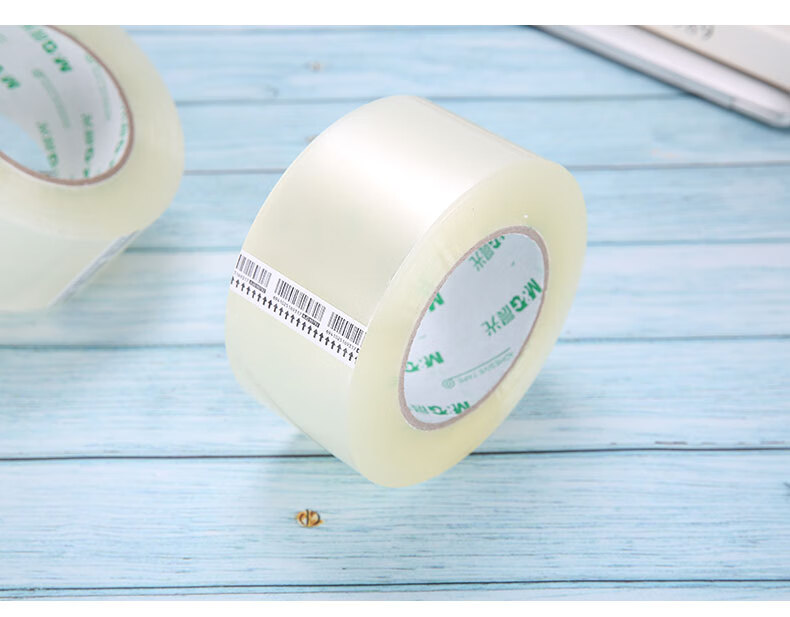 晨光(M&G)封箱胶带普惠普透60mm*200y 打包封箱胶布 办公用品 5卷/筒 AJD95792