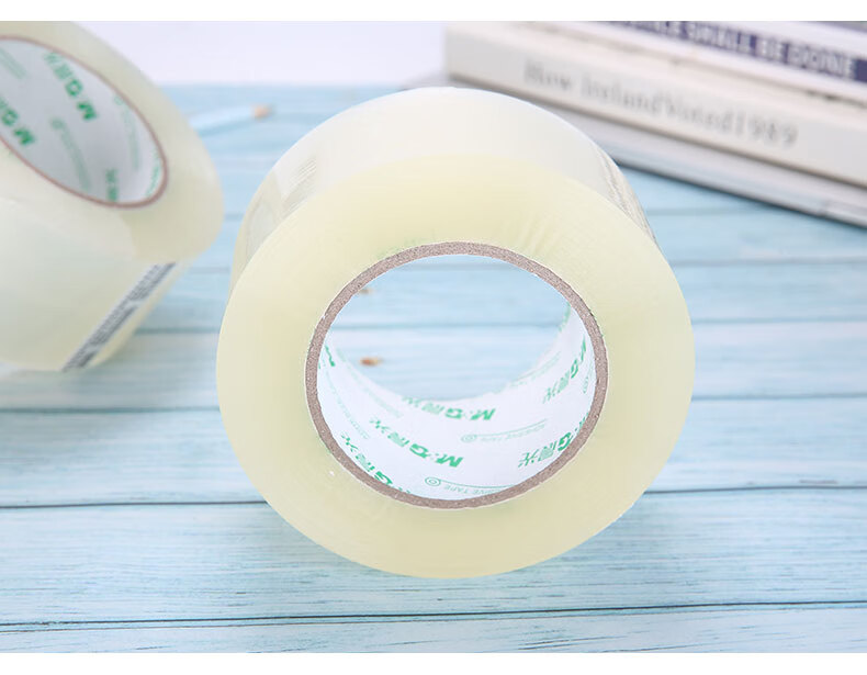 晨光(M&G)封箱胶带普惠普透60mm*200y 打包封箱胶布 办公用品 5卷/筒 AJD95792