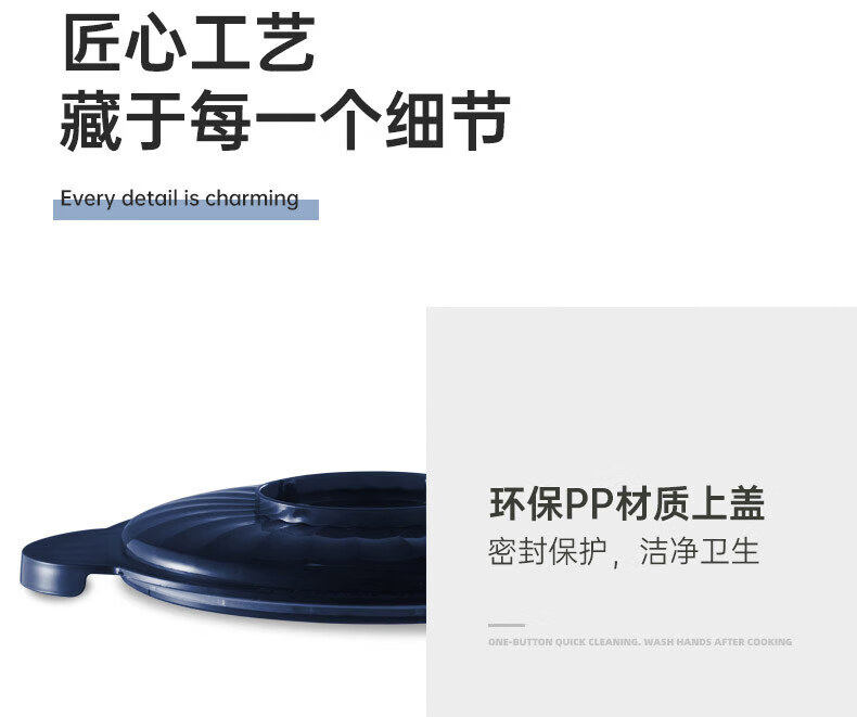奥克斯（AUX）多功能料理机绞肉机家用2L搅拌机多功能料理机电动切菜蒜蓉机HX-J3131A（单刀玻璃碗）