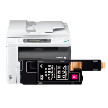 天色（TIANSE）cp215fw墨盒适用富士施乐墨粉筒cm215f /b粉盒CP205 cp105 【1500页】粉盒/红色/碳粉内含载体