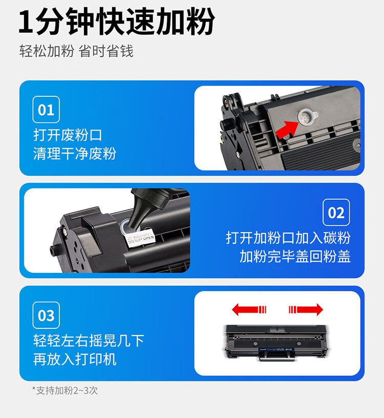 天色（TIANSE）D111S硒鼓适用三星M2021硒鼓M2071FH M2070 M2022 M2071W打印机墨粉盒 【1500页】/标准版