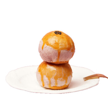 轩妈早餐办公室零食小吃 休闲食品蛋黄酥-紫薯口味（六枚装）330g*2盒