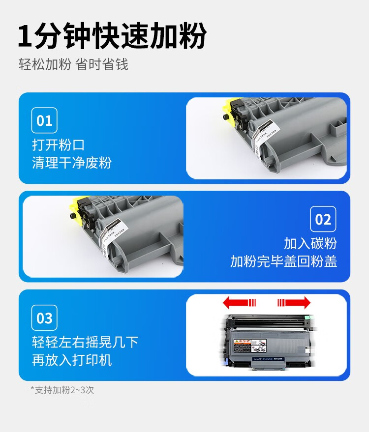 天色（TIANSE）DR2150硒鼓架mfc7340适用兄弟dcp7030 hl2140硒鼓7450 7340粉盒tn2115硒鼓 【12000页】