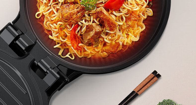 Midea美的电饼铛家用双面加热多功能煎饼锅烙饼锅三明治小巧机身煎烤机自动迷你电饼档丨JK26simple101