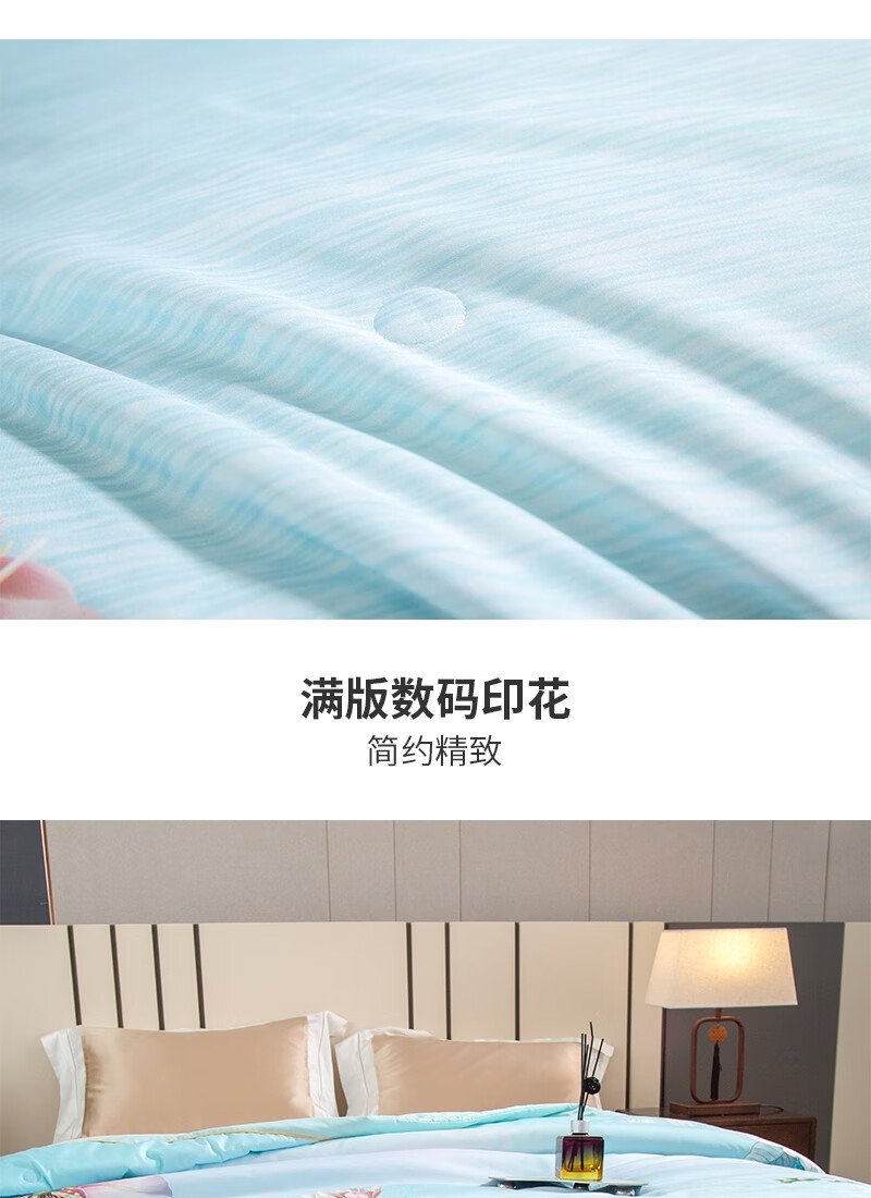 乔德家纺（JOES HOME）超柔大豆抑菌数码夏被 200*230cm JDXB220218