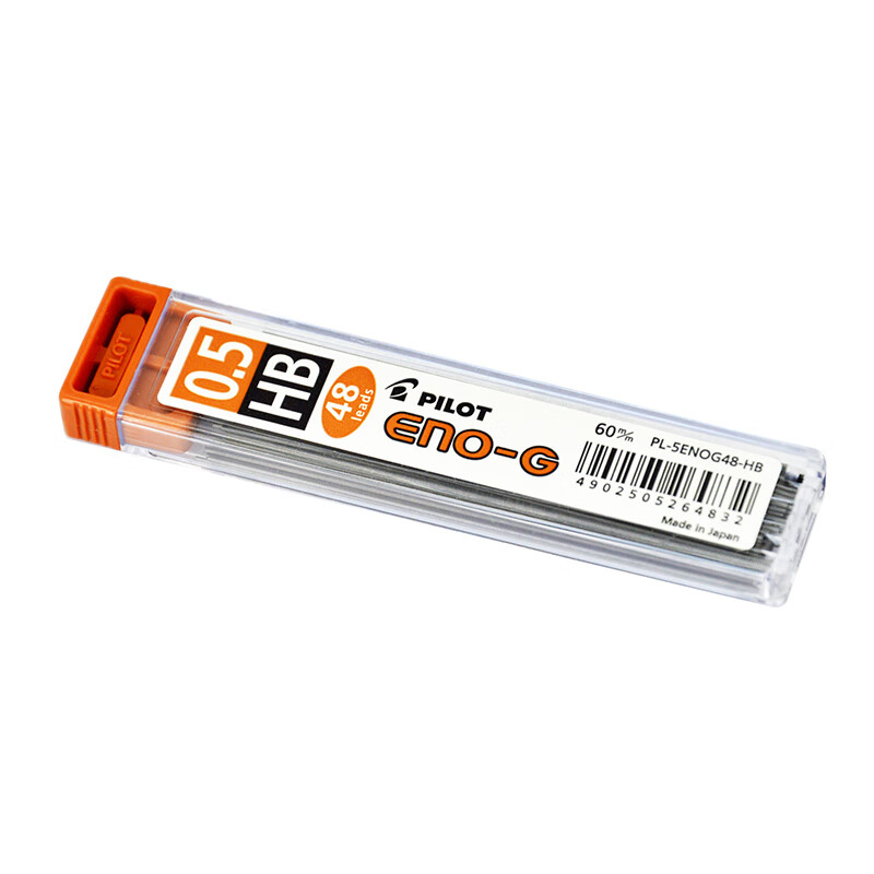 百乐（PILOT）自动铅笔芯活动铅芯HB替芯0.5PL-5ENOG-48-HB-CHN单盒装（12支）