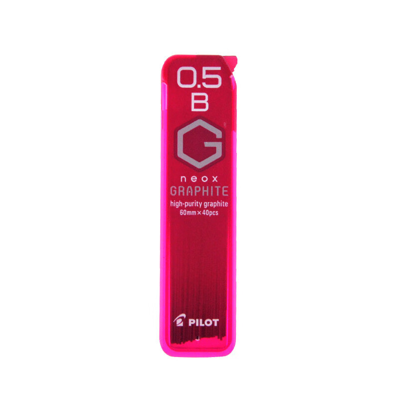 百乐（PILOT）自动铅笔芯活动铅芯B替芯0.5PL-5ENOG-48-B-CHN单盒装（12支）