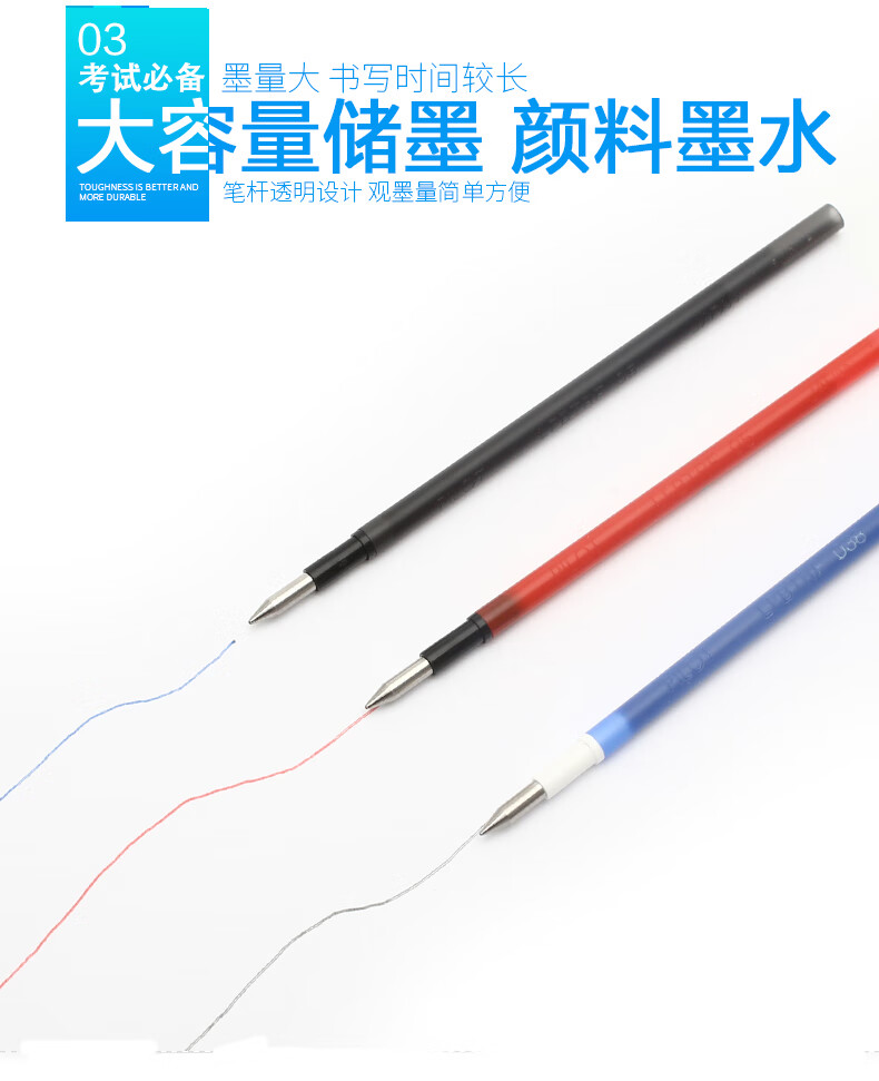 百乐（PILOT）可擦多功能笔芯子弹头可擦笔替芯0.5混色LFBTRF30EF3C-CH单套装
