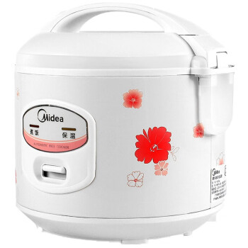 Midea美的电饭煲 4L机械式家用老式电饭锅 简单易用大容量 合金内胆防刮耐磨 MB-YJ408J