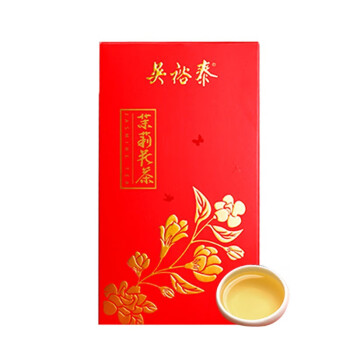 吴裕泰 中华老字号茉莉花茶 浓香新茶送礼送长辈 福礼茉莉花茶150g/纸罐