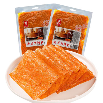 源氏 办公室休闲食品老式大辣片 大辣片200g*3袋
