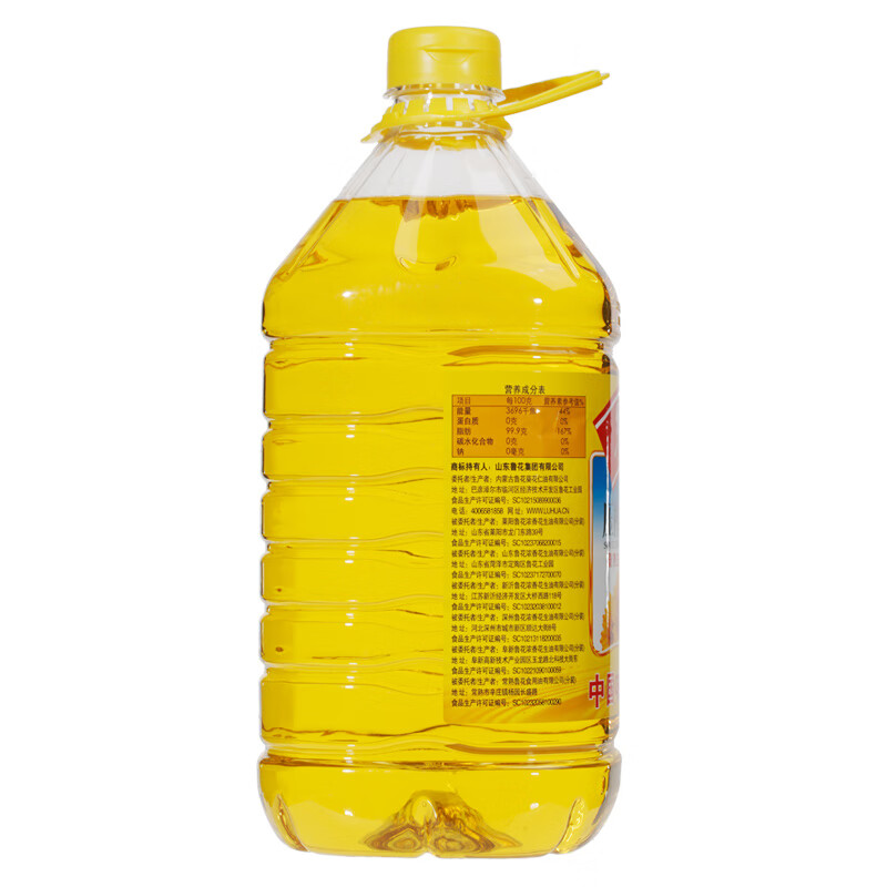 鲁花 食用油 压榨葵花仁油5L