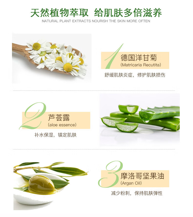 HERBACIN 经典组合（紧肤乳液200ml+小甘菊新经典护手霜75ml）