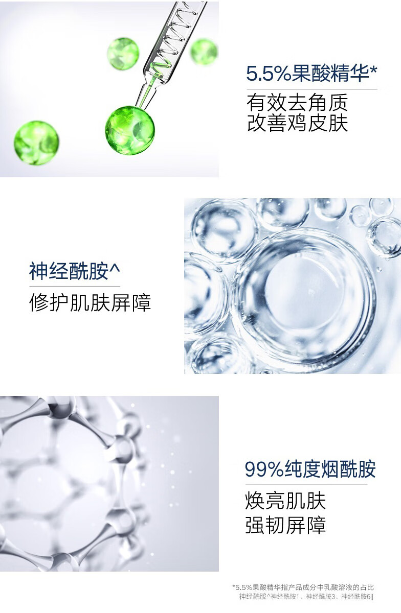 凡士林 精华身体乳 针对粗糙肌 果酸柔滑身体乳250ML