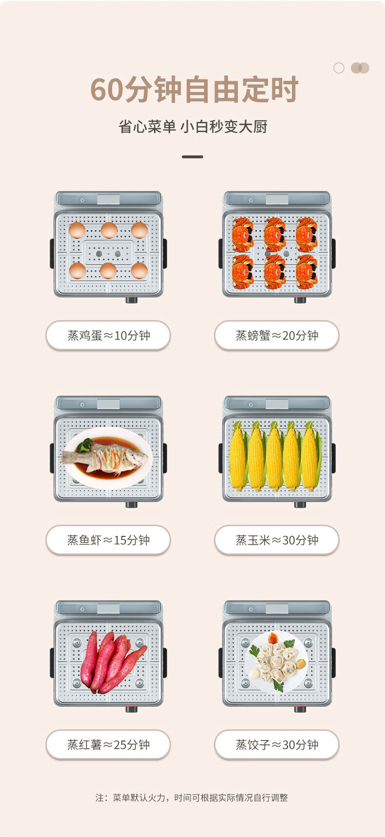 米技（MIJI）多功能原蒸机电蒸箱 德国进口生活 一体家用FS-S615A