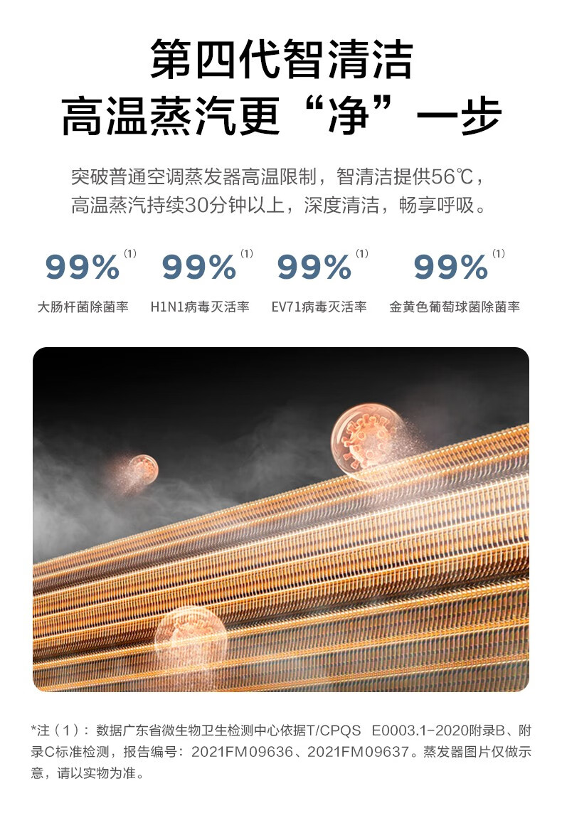Midea 空调柜机3匹 新能效智能变频冷暖 圆柱空调 立柜式 美的客厅空调立式大风口风酷KFR-72LW/N8MJC3