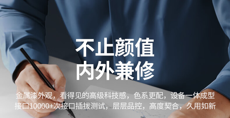 绿联（UGREEN）小口红GaN氮化镓PD65W多口充电器套装 65W氮化镓充电器【2C1A白色单头】90609
