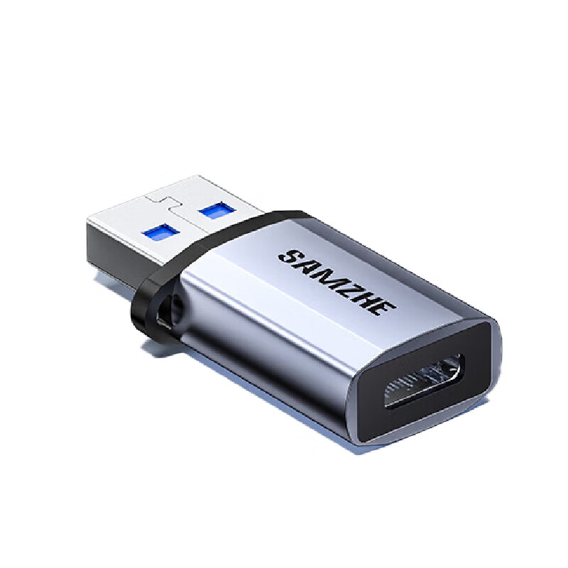 SAMZHE 山泽USB3.0公转Type-C母转换器USB-C数据线转接头接USB充电器车充适用手机接笔记本CL81