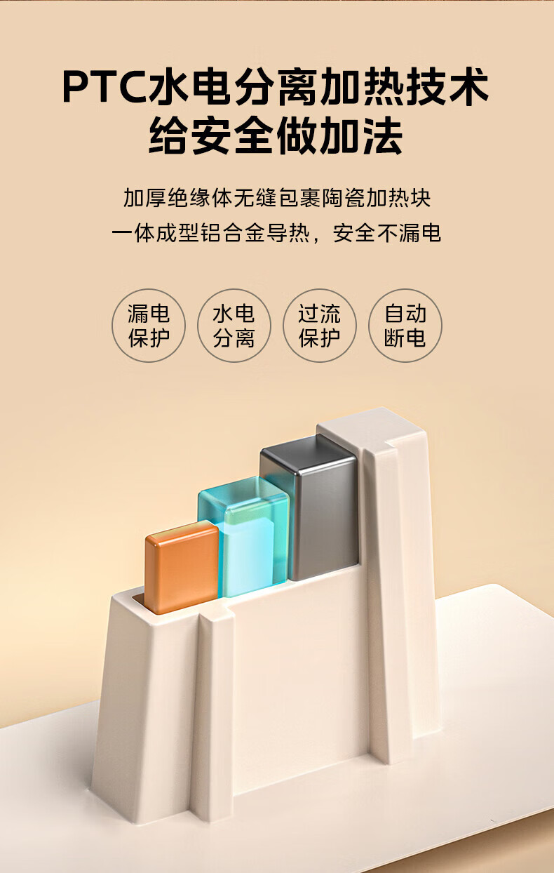 Midea泡脚桶足浴盆按摩折叠便携恒温加热泡脚盆洗脚盆送父母礼物送男女朋友礼物 MK-AY0101 白色