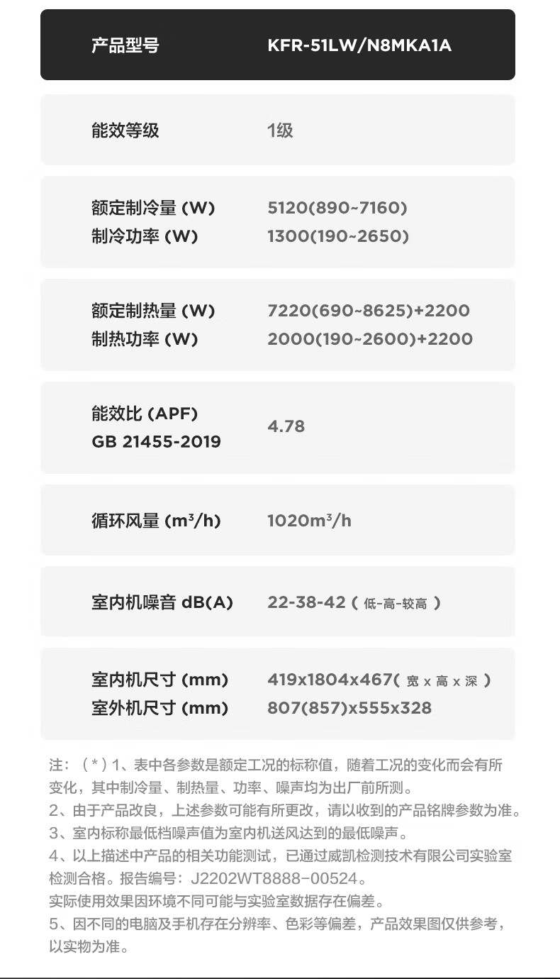 Midea2匹新风空调新风量210m?/h焕新风新一级变频冷暖客厅立式柜机KFR-51LW/N8MKA1A