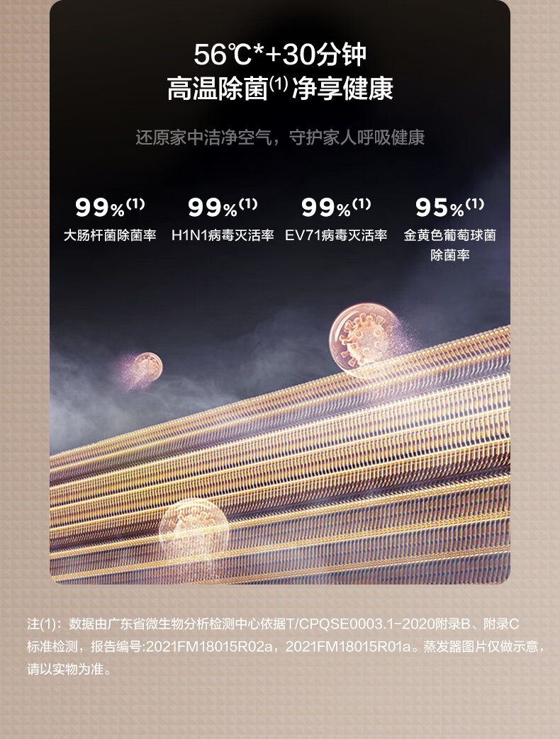 Midea3匹新风空调新风量210?/h焕新风新一级变频冷暖客厅立式柜机 3匹新风KFR-72LW/N8MKA1A