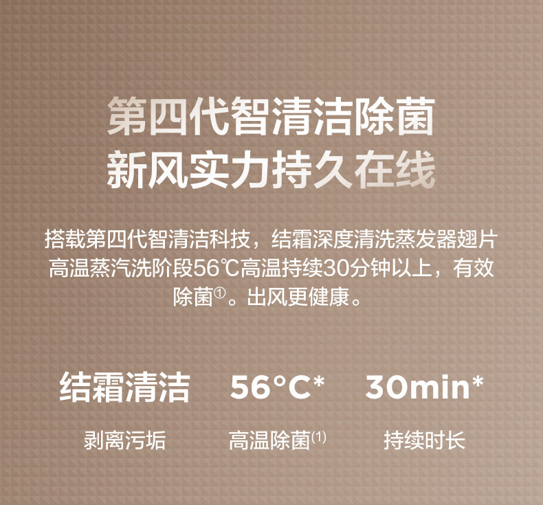 Midea3匹新风空调新风量210?/h焕新风新一级变频冷暖客厅立式柜机 3匹新风KFR-72LW/N8MKA1A