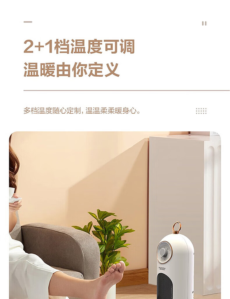 澳柯玛（AUCMA）暖风机 NF20P186 白色