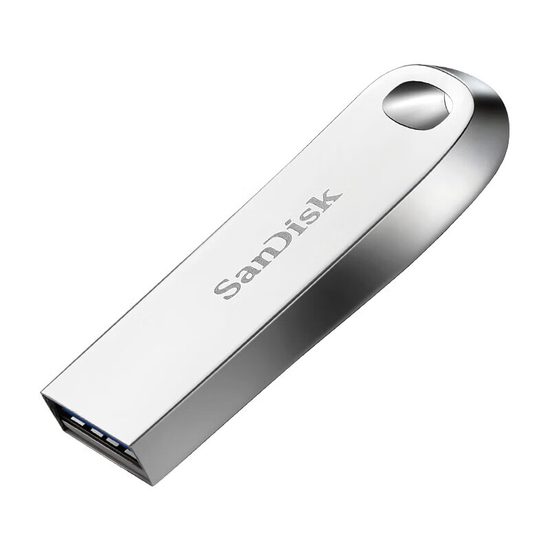 闪迪(SanDisk)256GB USB3.1 U盘CZ74酷奂银色 读速150MB/s 金属外壳 内含安全加密软件