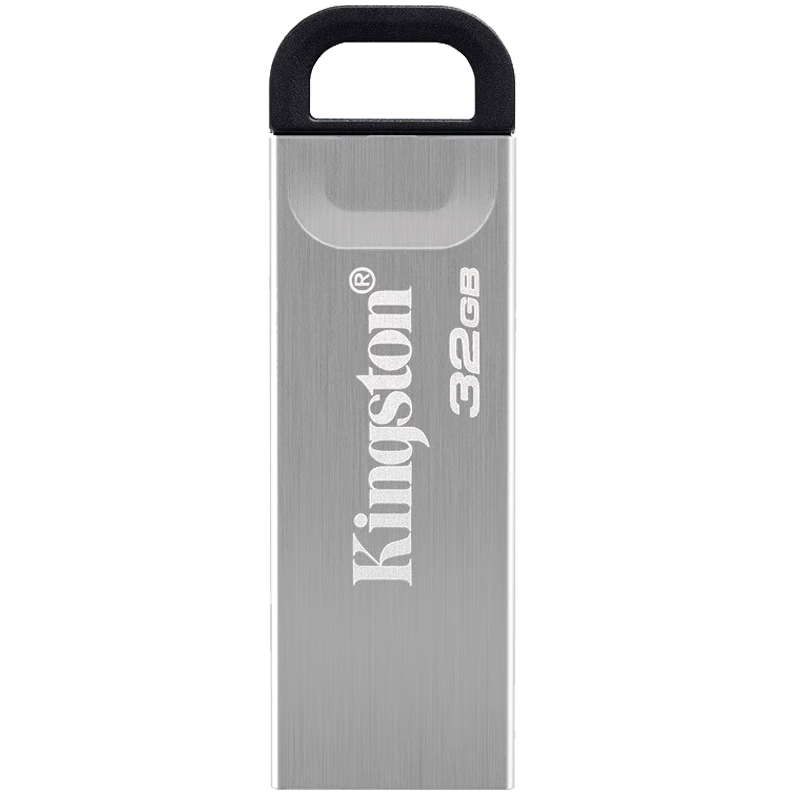 金士顿（Kingston）32GB USB 3.2 Gen 1 U盘 DTKN 金属外壳 读速200MB/s