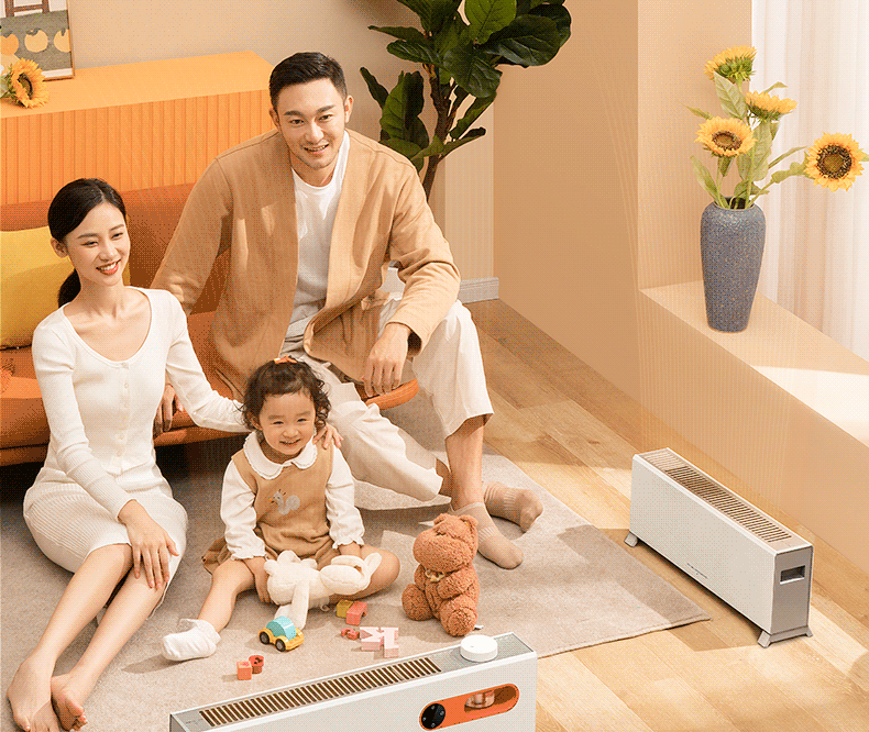 Midea“积木式可拆分”1.33米石墨烯取暖器 电暖器 电暖气片家用浴室取暖器HDW22PDA