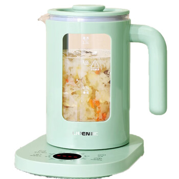 利仁（Liven）养生壶煮茶器煮茶壶智能电水壶烧水壶电热水壶迷你玻璃花茶壶黑茶LPYH-D1528 绿色