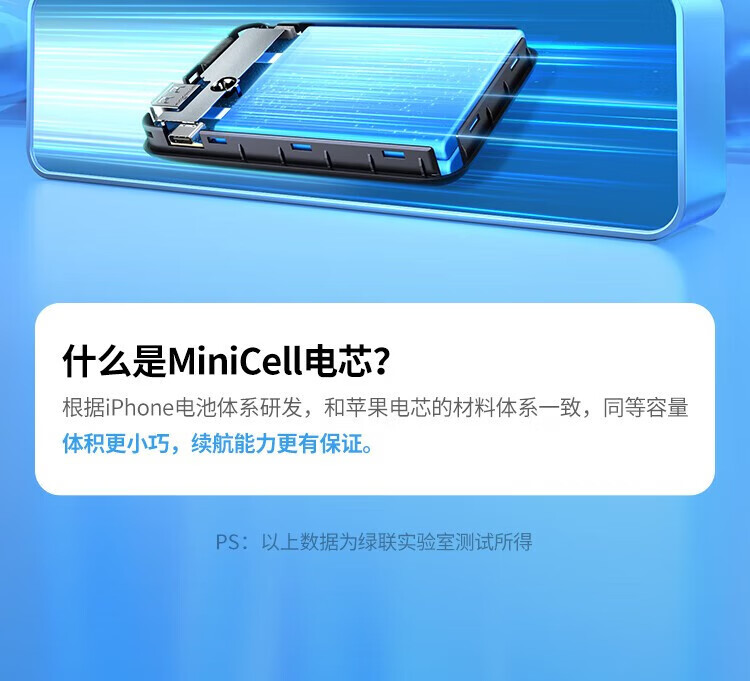 绿联（UGREEN）PB206 磁吸无线充电宝MagSafe快充Mini便携小巧10000毫安时大容量移动电源PD20W 15086
